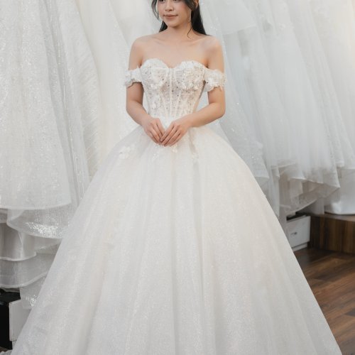 VÁY CƯỚI LUXURY L18