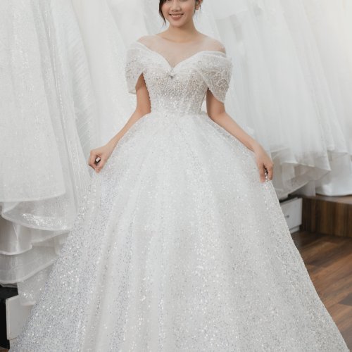 VÁY CƯỚI LUXURY L19