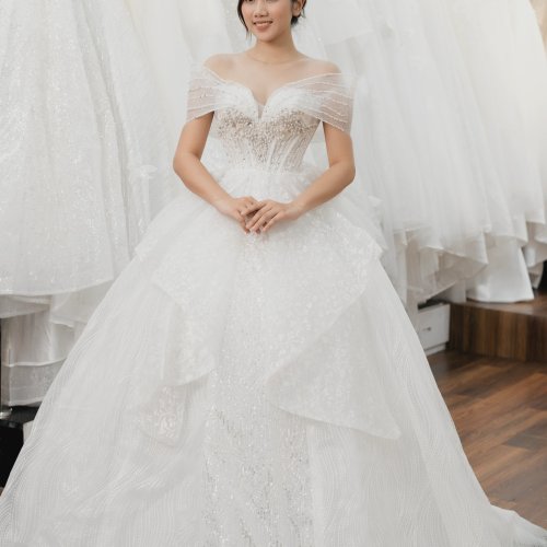 VÁY CƯỚI LUXURY L21