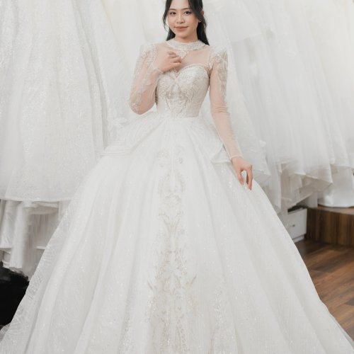 VÁY CƯỚI LUXURY L22