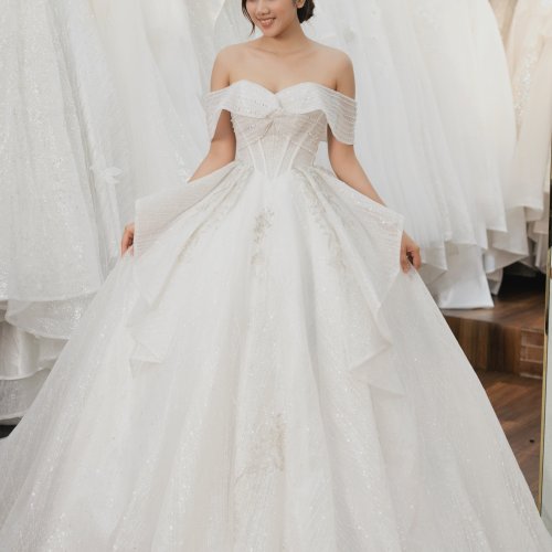 VÁY CƯỚI LUXURY L23