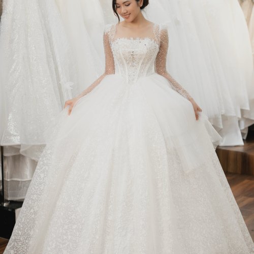 VÁY CƯỚI LUXURY L25