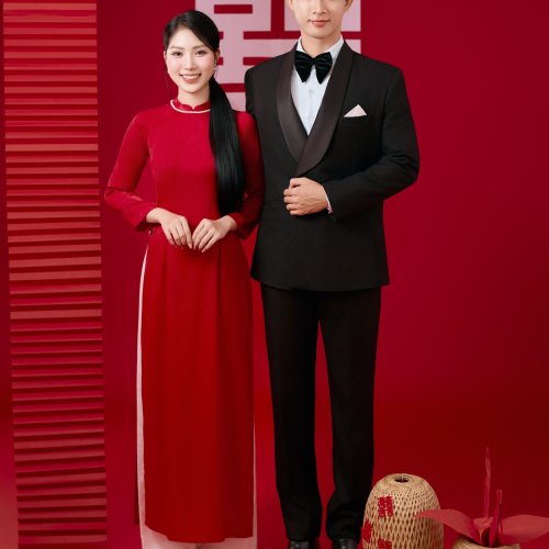 Studio Concept Áo dài truyền thống Phông đỏ - Collection 26